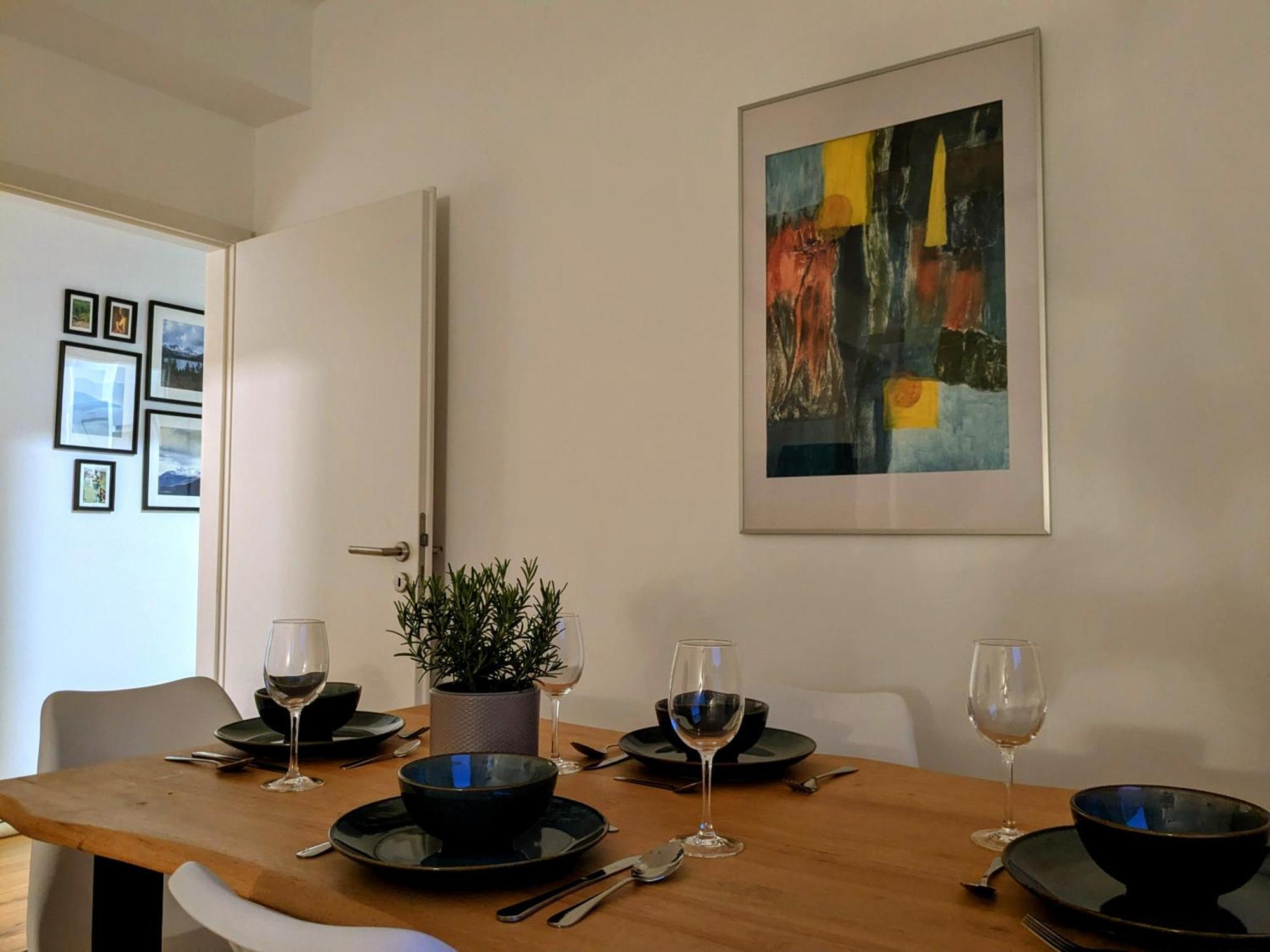 55Qm Messe Wohnung, Trade Fair, 6 Minuten Zur Messe Райнщетен Екстериор снимка